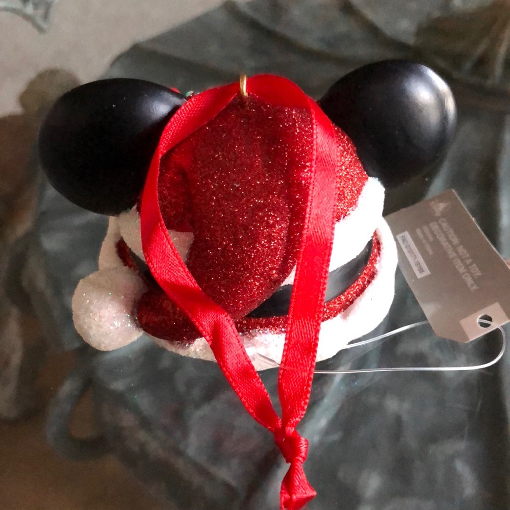 Disney Parks Santa Mickey Hand Painted Xmas Ornament - Picture 6 of 10